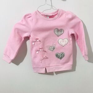 Kids headquarters pink pull over size 4T.      S148